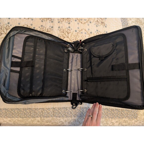 Case it Binder 2-in-1 Zipper Binder, Red/Black, Dual-121-A. Brand New! - Picture 6 of 16